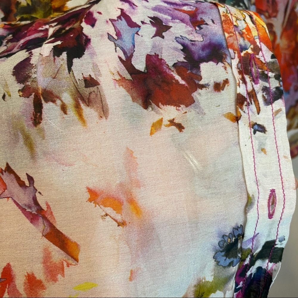 Georg Roth Floral Button Down Shirt - Picture 4 of 6